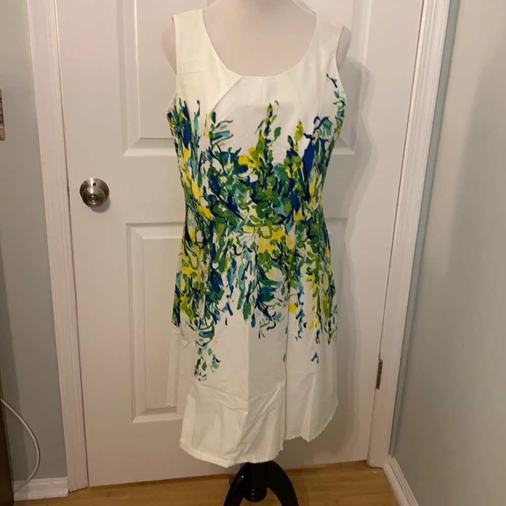 White Floral Dress